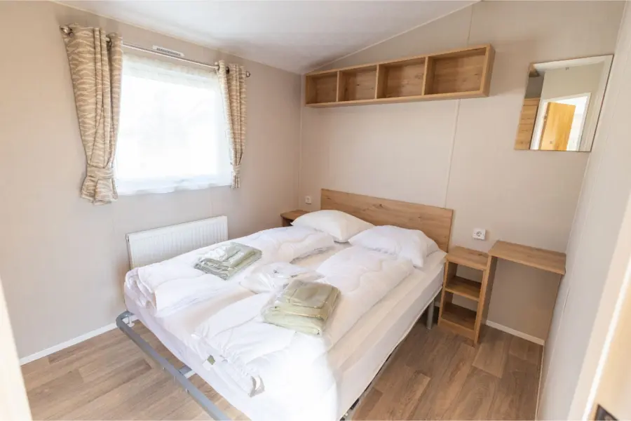 Chalet 26 slaapkamer tweepersoons bed duinoord