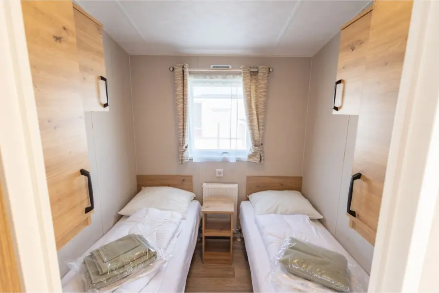 Chalet 26 slaapkamer eenpersoons bedden duinoord