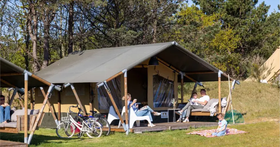 Safari escape lodge buitenleven gezin ameland