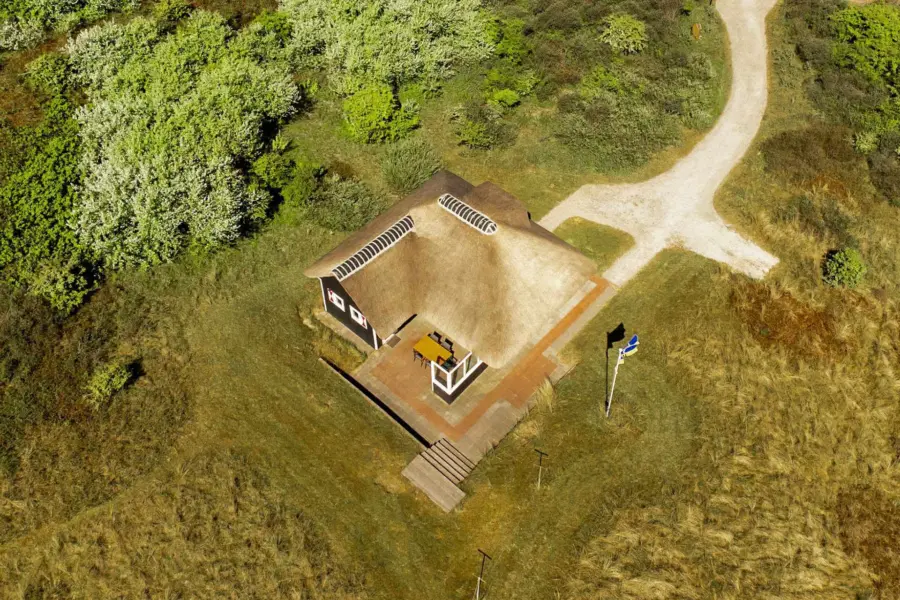 Luchtfoto vakantiehuis midgaard