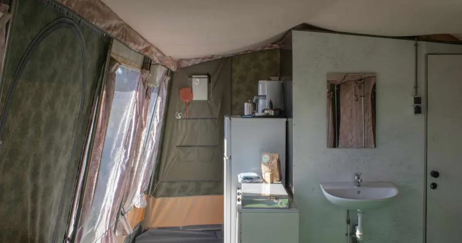Glamlodge tent inrichting duinoord
