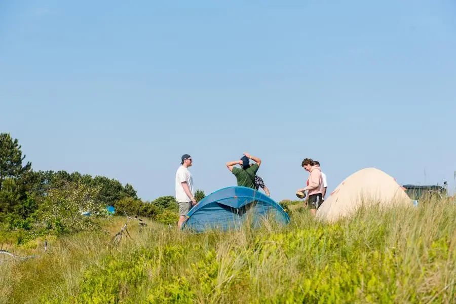 Amelandfoto rugby camping