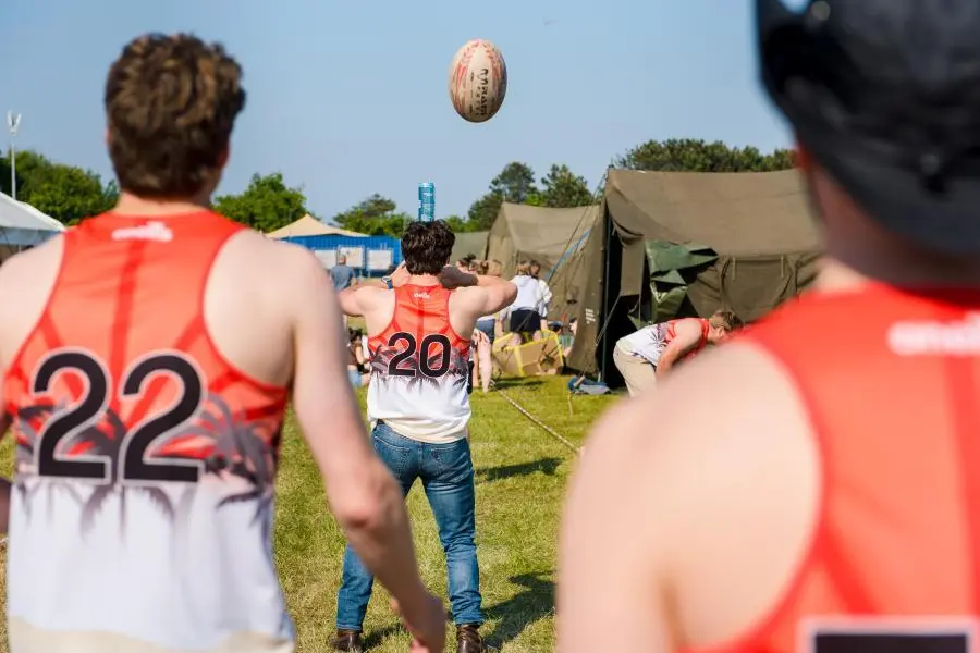 Amelandfoto rugby festival camping