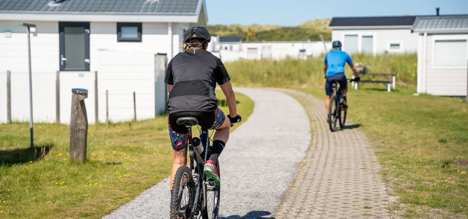 Mountainbiken Camping Ameland Duinoord