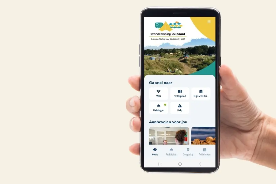Strandcamping Duinoord campingapp downloaden 900 x 600 px