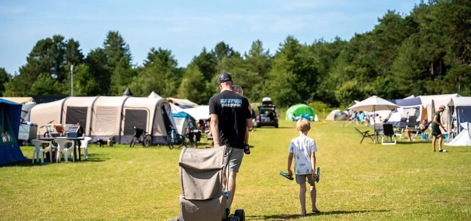 Kamperen gezin camping duinoord