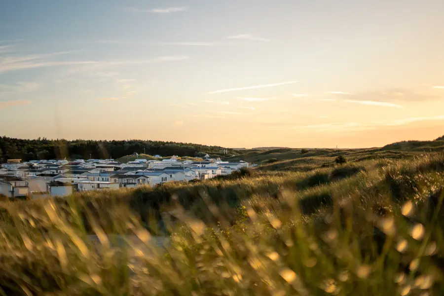 Duinoord sfeerbeeld zonsondergang